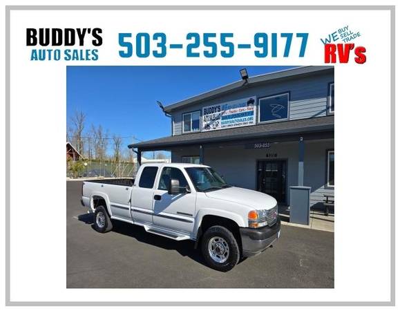 2002 GMC Sierra 2500HD 4wd hd SLE cabina extendida, cama larga, pocos kilómetros sle - $15,950 (Buddys RVs)63470767710595124
