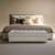Custom Oversized Diamond-Tufted Headboard & Matching Storage Trunk 6 thumbnail