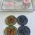 URBAN OUTFITTERS Beaded Butterfly Coasters Glass Beads Cotton 4-Pack A 5 thumbnail