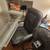 Glass and metal computer desk with chair 2 thumbnail