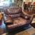 Leather sofa and oversized chair 2 thumbnail