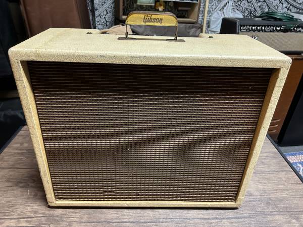 1961 Gibson Gibsonette Tremolo GA-8T 1x12" Tube Guitar Combo Ampli 1