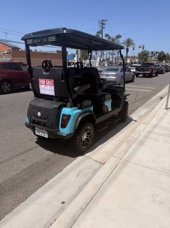 2024 Evolution Maverick 4 Sky Blue Lifted Lithium Golf Cart 468mi 1