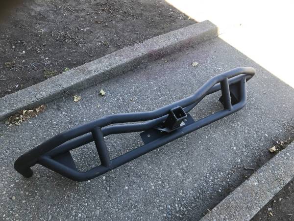 07-18 Jeep Wrangler JK Textured Off-Road Rock Crawler Rear Bumper 1