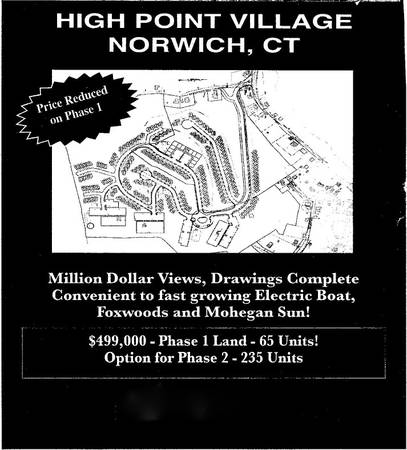 $499,000 Multi - Family Land - Norwich, CT - PRICE REDUCED ! ! ! (Norwich, CT)64194824333186120