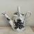 Vintage White & Black Floral Watering Can/ Pitcher 1 thumbnail