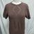 Izod Lacoste Vintage Brown Crew-Neck Short Sleeve Sweater - Size L 1 thumbnail
