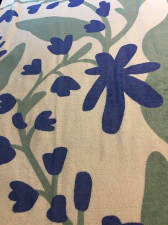 Set 2 New Simons XSoft Fleece Throw Blankets Abstract Nature 81" XLong 1