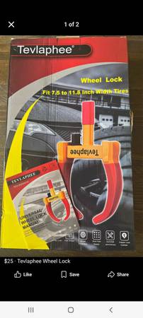 Trailer or car locks $85 each no less I have lots 1