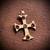 Vintage Vermeil Byzantine Cross Pendant with Garnets 1 thumbnail