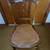 Two Matching Vintage Solid Wood Chairs with Cane Seats 2 thumbnail
