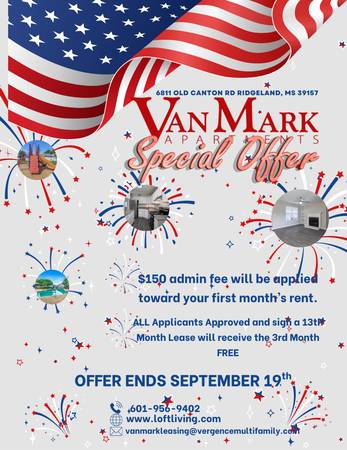 Love Where You Live—Modern Comforts Await You at Van Mark 1