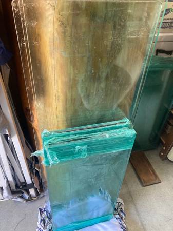 Glass shelves 16 clear .5thick,beveled,14/15.75./16 1