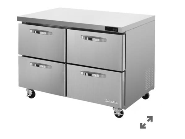 Low boy fridge with drawers 1