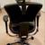 Contemporary Leather Stainless Chrome Ergo Exec Chair 2 thumbnail