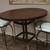High metal patio table with 2 metal swivel chair / reupholster 1 thumbnail