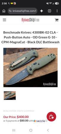 Benchmade automatic knife 1