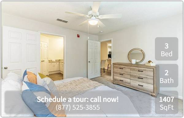 Great space for every taste. You'll love our 3 bed, 2 bath! 1