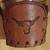 2 Vintage Libbey Western Cowboy Texas Longhorn Tooled Leather Glasses 2 thumbnail