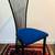 Dining Chair Highback Italian Style in Blue 1 thumbnail