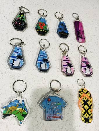 Various Keychains New and Used 1