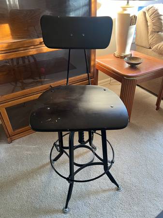 Restoration Hardware 1940's Vintage Toledo Bar Chair 1