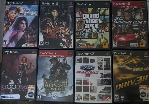 Ps2 games 1