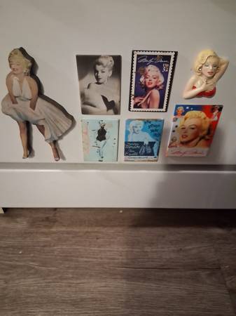 (7) 1990s Marilyn Monroe Fridge Magnets 1