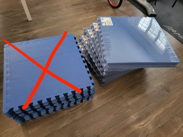 New high quality Norsk foam mats for kids/gym (120 total sq ft) 1