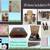 LOT Essential Oil NEW Amber Glass Bottles Books Wooden Box Organizer + 1 thumbnail