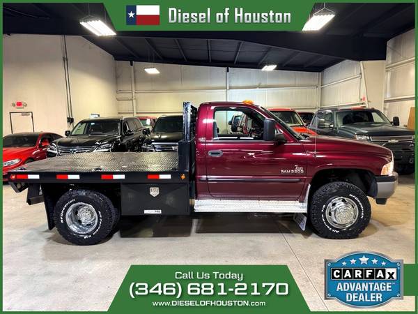 2002 DODGE RAM 3500 SLT LARAMIE 4X4 5SPD MANUAL 5.9L CUMMINS DIESEL - $39,995 (DIESEL OF HOUSTON)63613744659073123