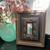 Small Turner Gold Trimmed Wood Framed Accent Mirror 9” x 11” 3 thumbnail