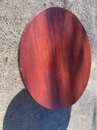 Solid Butcher Block Maple Round Table - $200 (Eugene)63470109374081124
