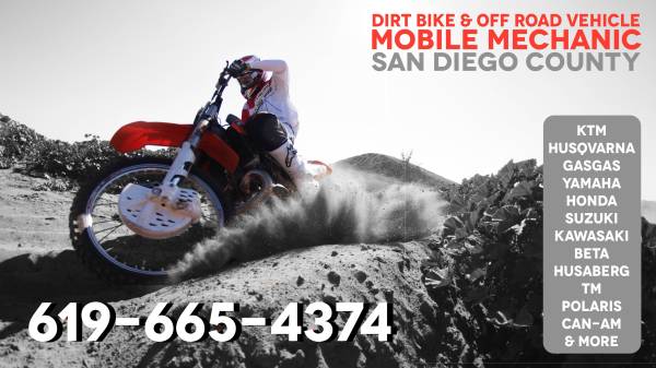 Dirt Bike & Off Road Vehicle Mobile Mechanic 1