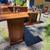 Elegant Cherry-Wood Home Bar with Sink 6 thumbnail