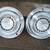 Set of 2 vintage Chrysler 1963 Newport 14" hubcaps 1 thumbnail