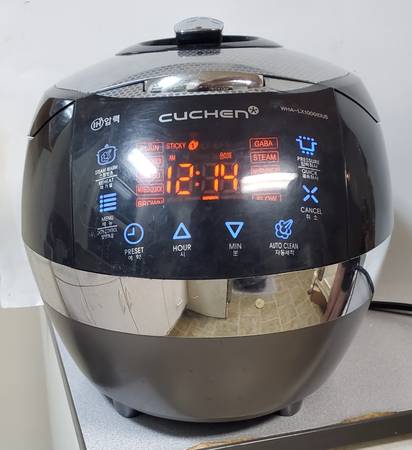 Cuchen Pressure Rice cooker smart cooker voice guidance lots of settings large 1