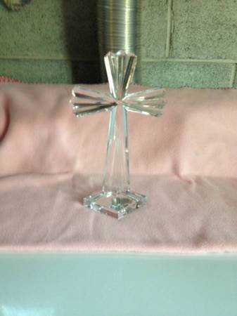 Lead Crystal Cross 1