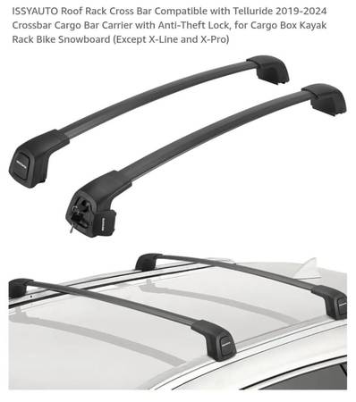 Roof Rack Cross Bar  Kia Telluride 2019-2025 Crossbar Cargo 1
