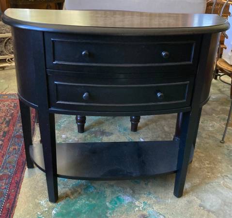 Two drawer hall or entry table or side table 1