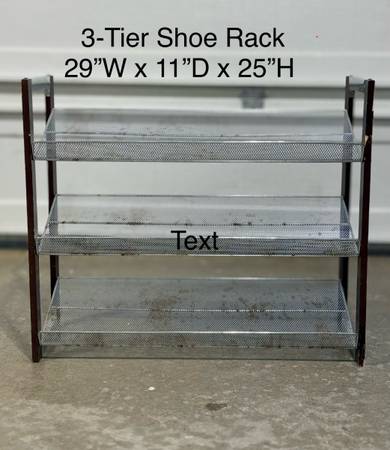 3-Tier Shoe Rack 1