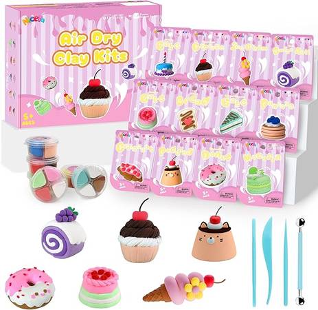 #2478 Air Dry Clay Kit (Perfect gift for Christmas or Birthday) 1