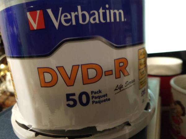 DVD-R Life Series Verbatim computer discs 1