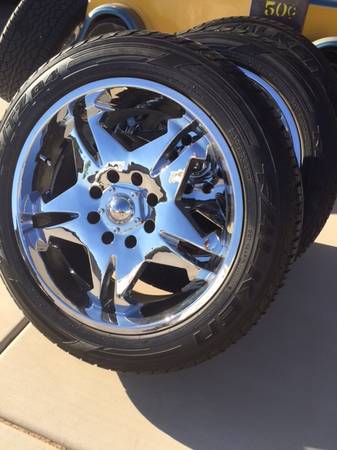 20 in hummer,gmc,chev,ford,wheels and tires were $5000 new 1