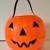 1968 Pumpkin with Smiley Face & Strap Handle Empire Plastics Halloween 1 thumbnail