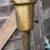 pair 2 antique frosted glass desk LAMPS table lamp hand painted 7 thumbnail