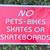 No Pets, Bikes, skates or Skateboards man Cave Dorm decoration 13 thumbnail
