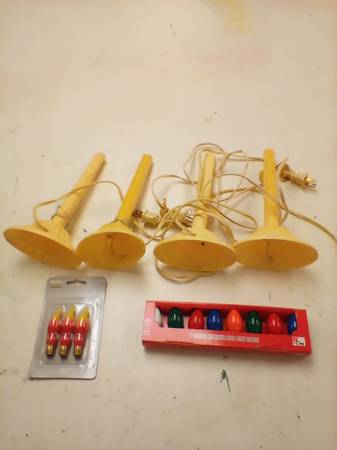 Vintage Christmas candle lights 1