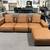 Custom Leather Modular Sofa and Ottoman 1 thumbnail