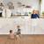 New in Box Extra Wide Retractable Baby & Pet Safety Gate – White (Up to 118" W 1 thumbnail
